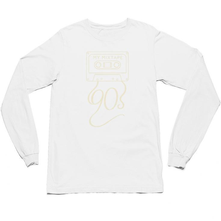 My Mixtape 90s – Retro Cassette Tape Nostalgia Unisex Long Sleeve T-Shirt