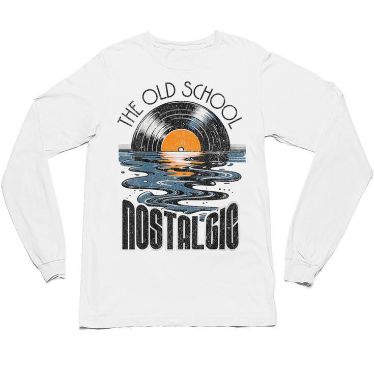 Music Old School Nostalgia Record Unisex Long Sleeve T-Shirt