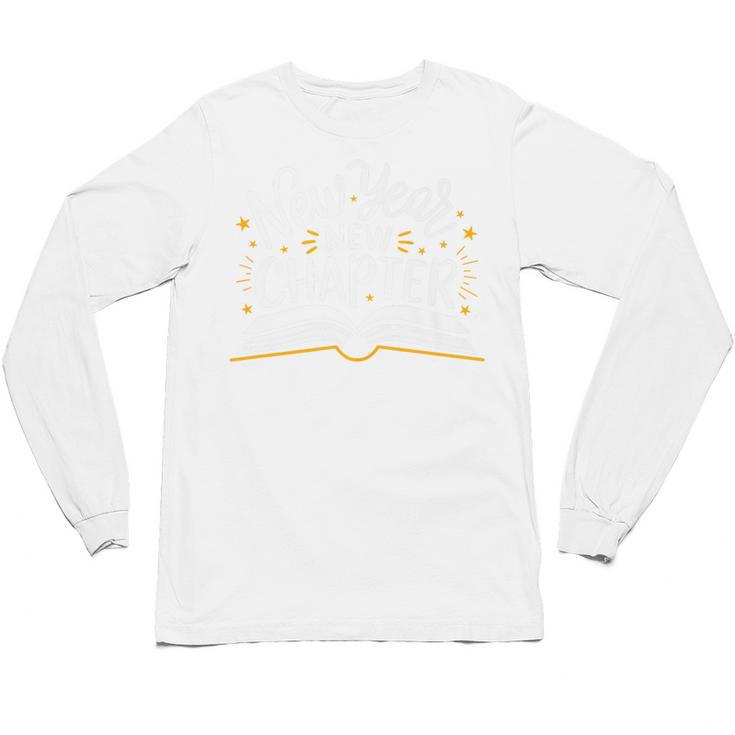 New Year New Chapter Happy New Year 2025 Book Premium Unisex Long Sleeve T-Shirt