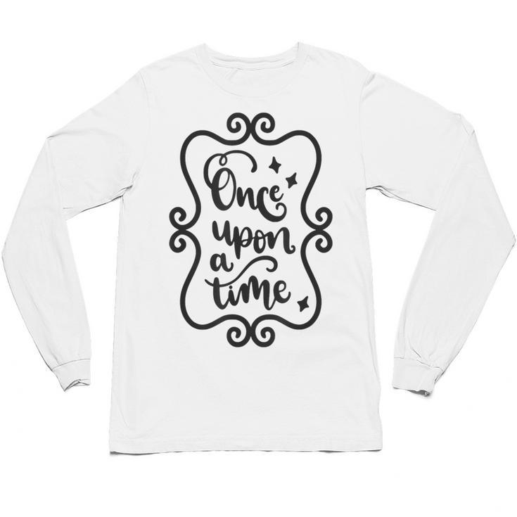 Once Upon A Time Fairytale Book Lover Reading Unisex Long Sleeve T-Shirt