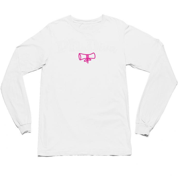 PhD Graduate PhD Female PhD Doctorate Graduation Phd Student Premium Tri-Blend Unisex Long Sleeve T-Shirt