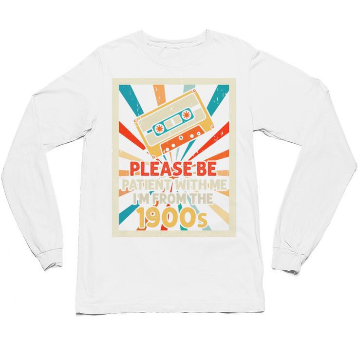 Please Be Patient With Me I'm From The 1900s Cool Dad Premium Tri-Blend Unisex Long Sleeve T-Shirt