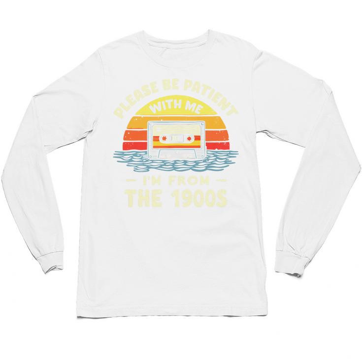 Please Be Patient With Me I'm From The 1900s Shirt Men Women Premium Tri-Blend Unisex Long Sleeve T-Shirt