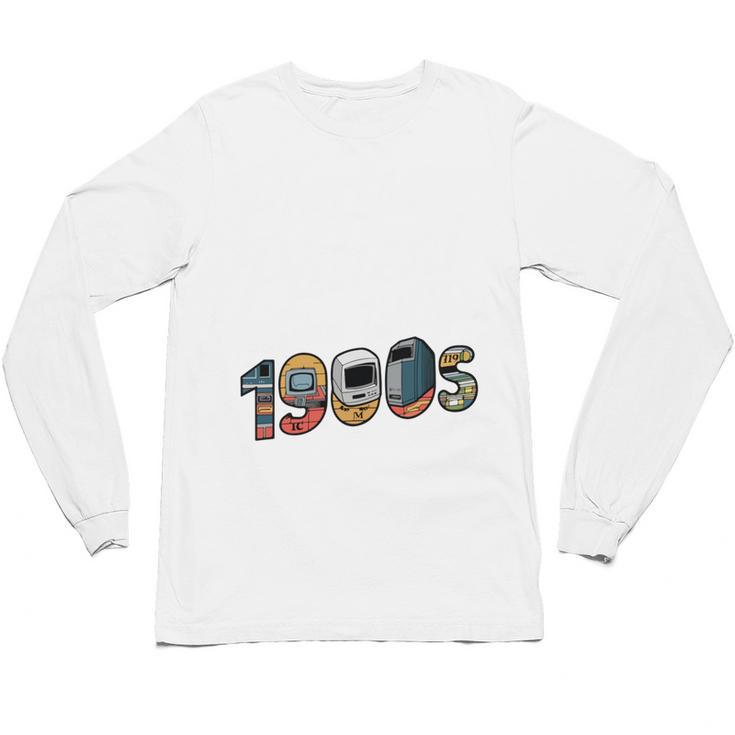 Please Be Patient I'm From The 1900s Vintage Tech Graphic Unisex Long Sleeve T-Shirt