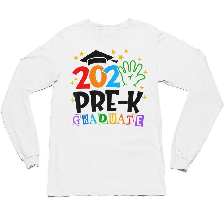 Pre-K Graduate 2025 Preschool Graduation Class Of 2025 Kids Unisex Long Sleeve T-Shirt