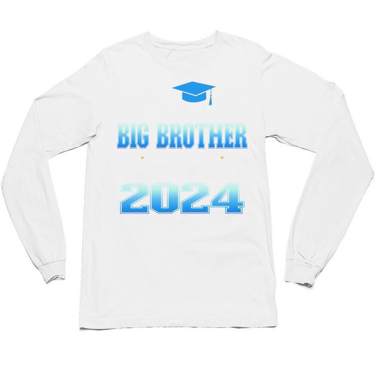 Proud Big Brother Of 5th Grade Graduate 2024 Graduation Unisex Long Sleeve T-Shirt