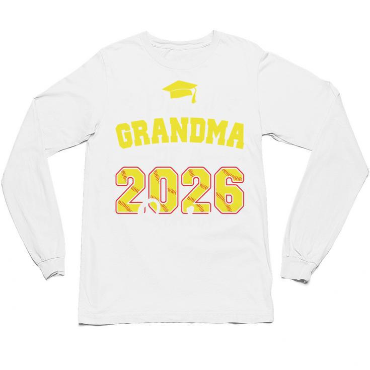 Proud Grandma Of A 2026 Senior Softball Graduation Matching Unisex Long Sleeve T-Shirt