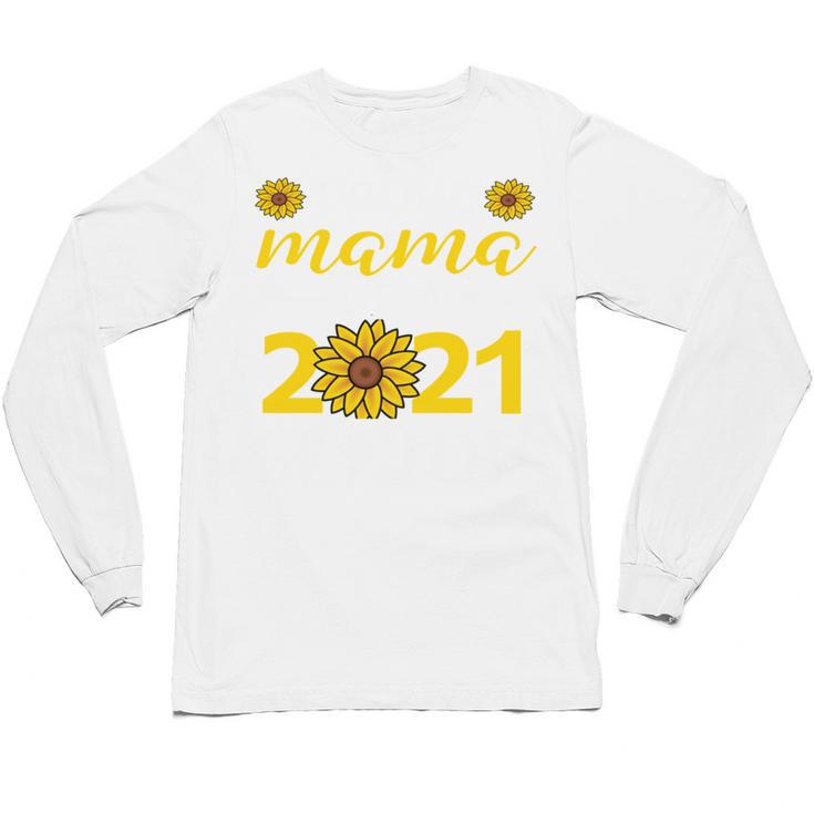 Proud Mama Of a 2021 Graduate Senior Mom 2021 Graduation Unisex Long Sleeve T-Shirt