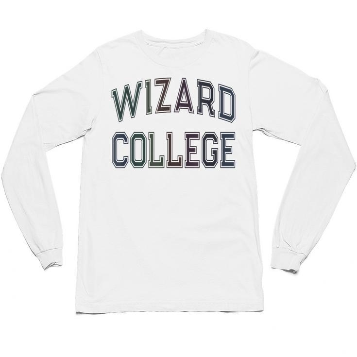 Retro Antisocial WIZARD COLLEGE Introvert Don't Call Me Unisex Long Sleeve T-Shirt