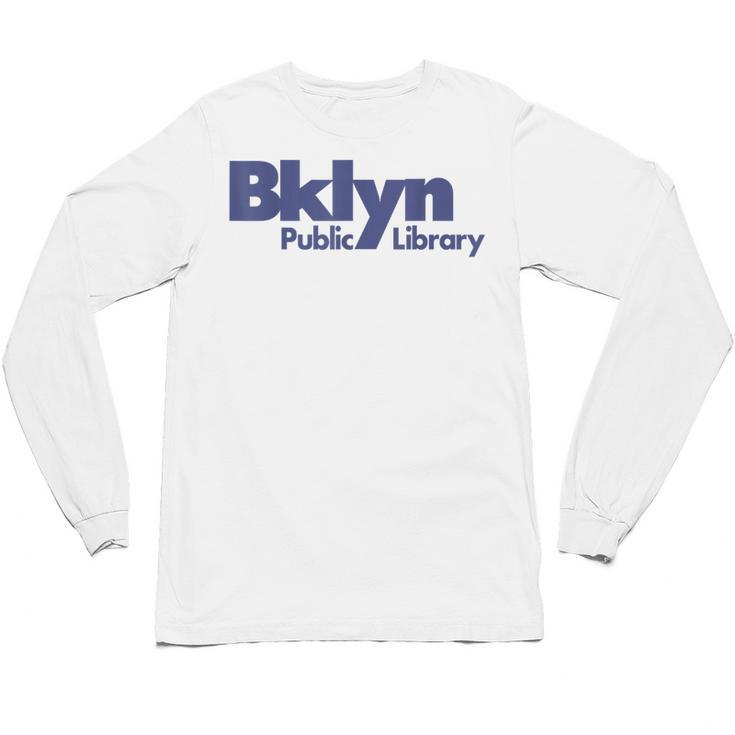 Retro Brooklyn Public Library NY New York Book Lover Unisex Long Sleeve T-Shirt