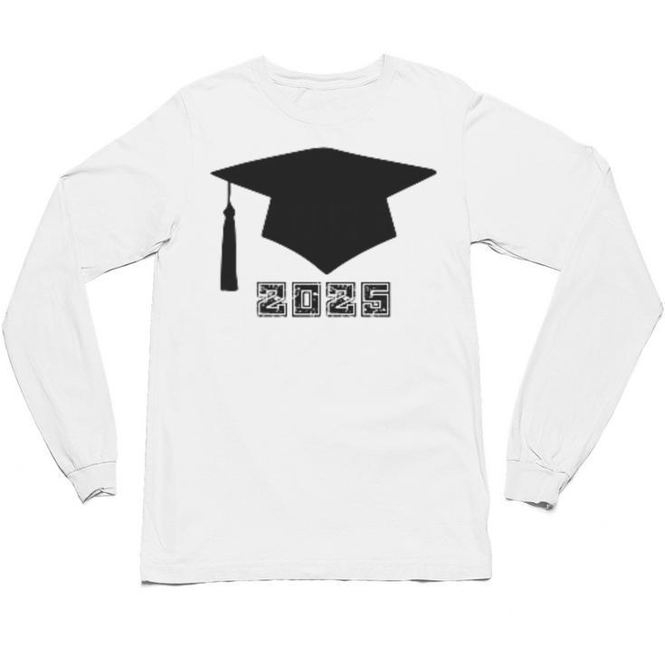 SENIOR 2025 Cute Graduation Class Of 2025 Graduate Unisex Long Sleeve T-Shirt
