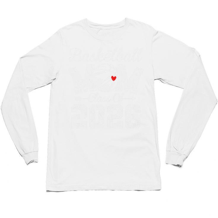 Senior Basketball Mom Class Of 2026 Graduation Premium Tri-Blend Unisex Long Sleeve T-Shirt