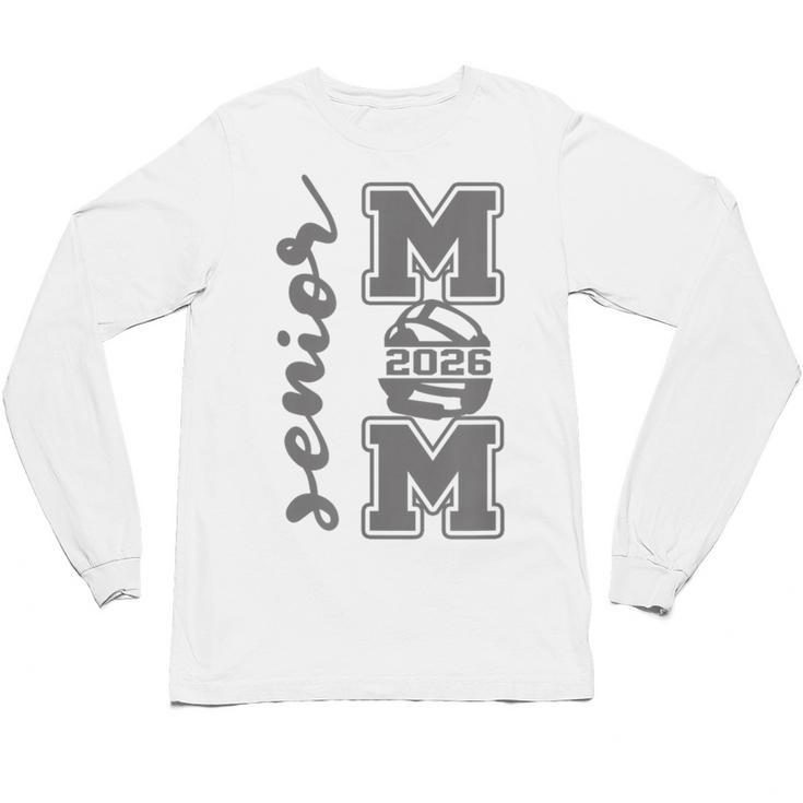 Senior Mom 2026 Wrestling Athlete Proud Parent Graduation Unisex Long Sleeve T-Shirt