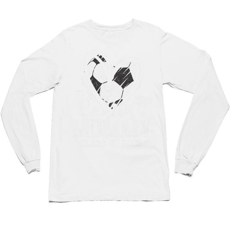 Senior Mommy Class Of 2026 Soccer Graduation Heart Premium Tri-Blend Unisex Long Sleeve T-Shirt
