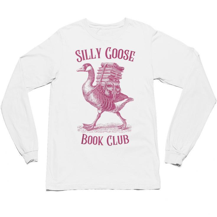 Silly Goose Book Club Unisex Long Sleeve T-Shirt