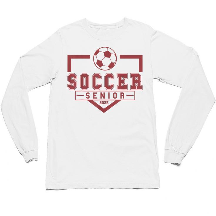 Soccer Senior Night Soccer Senior 2025 Graduation 33 Unisex Long Sleeve T-Shirt