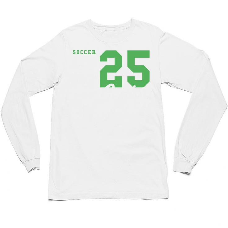 Soccer Senior Night Soccer Senior 2025 Graduation 44 Unisex Long Sleeve T-Shirt