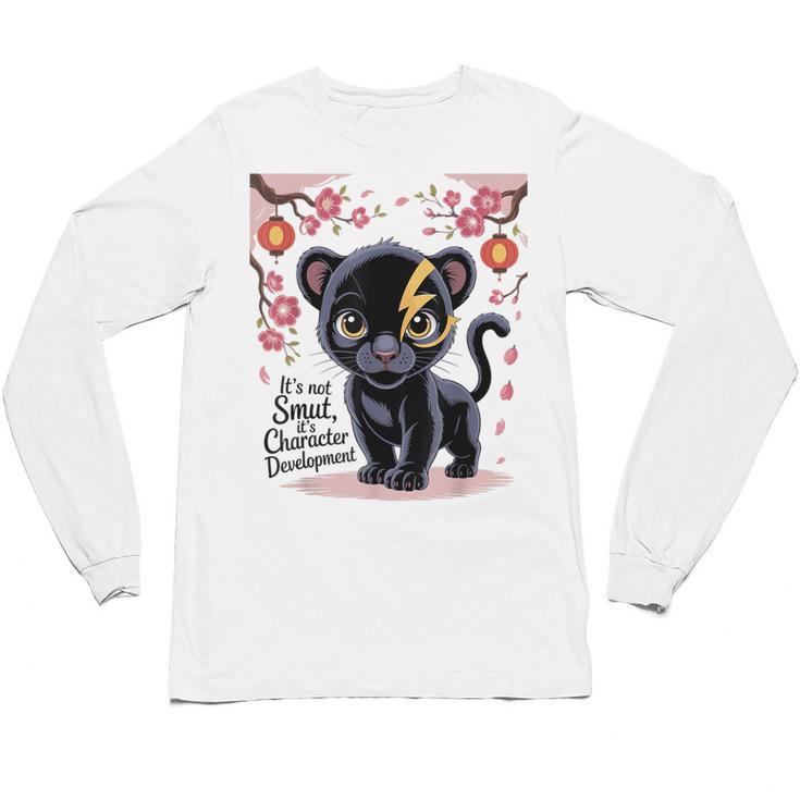 Spicy Romance Character Development Book Reader Design Unisex Long Sleeve T-Shirt