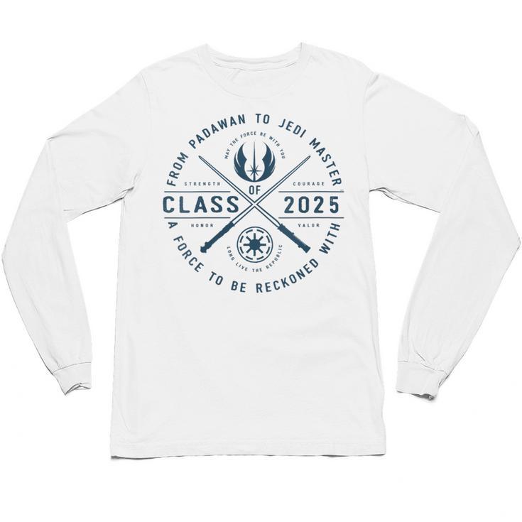 Star Wars Graduation Jedi Academy Class Of 2025 New Grad Unisex Long Sleeve T-Shirt