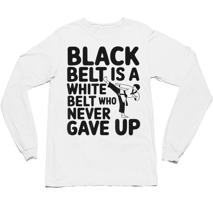 Taekwondo Belt Club Graduation Unisex Long Sleeve T-Shirt