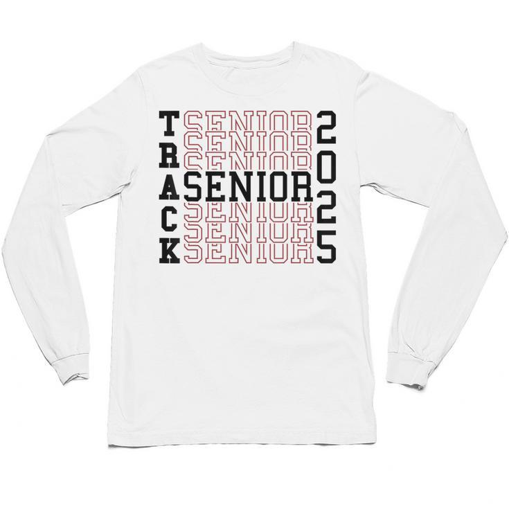 Track Senior Night Track Senior 2025 Graduation 60 Unisex Long Sleeve T-Shirt