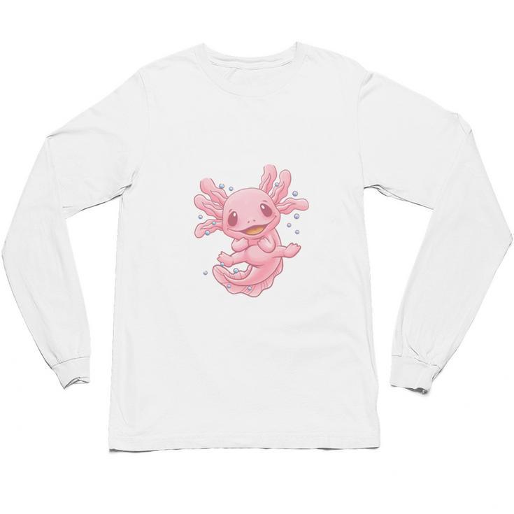 I Tried People I Prefer Axolotl Salamander Introvert Unisex Long Sleeve T-Shirt