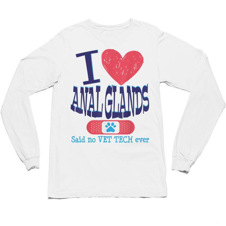 Vet Tech I Love Veterinary Technician Graduation Unisex Long Sleeve T-Shirt