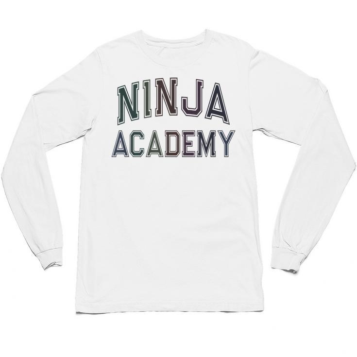 Vintage Don'T Call Me NINJA ACADEMY Introvert Sarcastic Unisex Long Sleeve T-Shirt
