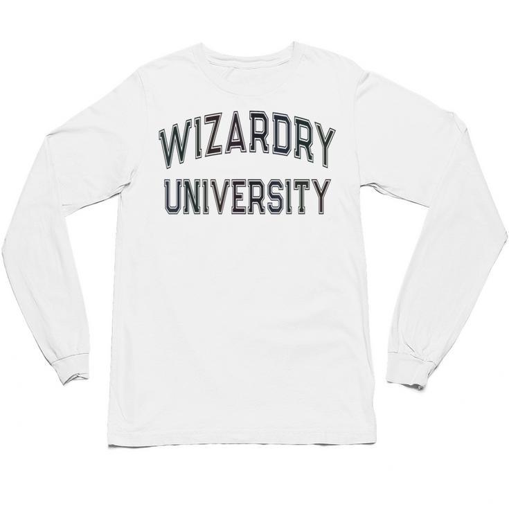 Vintage Don'T Call Me WIZARDRY UNIVERSITY Introvert Unisex Long Sleeve T-Shirt