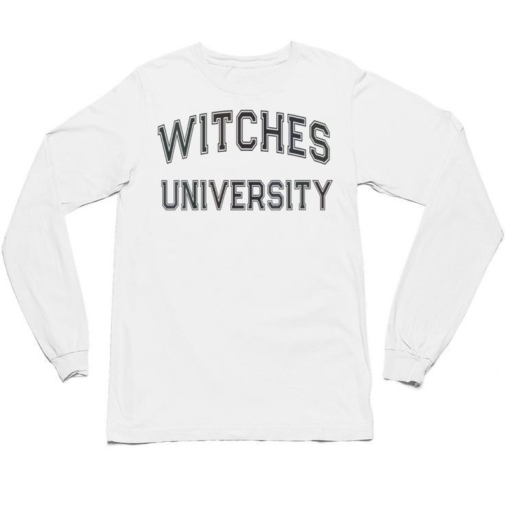 Vintage Stay Away From Me WITCHES UNIVERSITY Introvert Unisex Long Sleeve T-Shirt