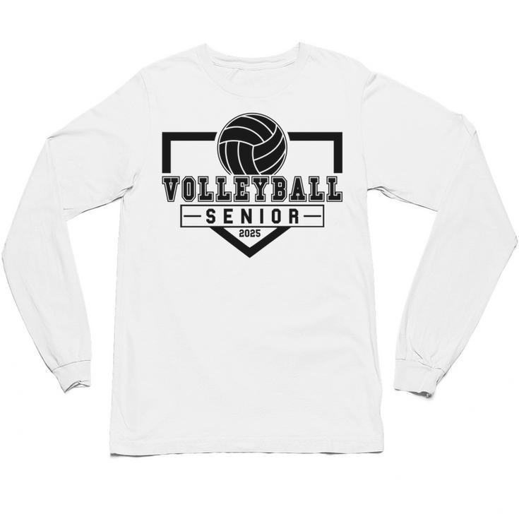 Volleyball Senior Night Volleyball Senior 2025 Graduation 30 Unisex Long Sleeve T-Shirt