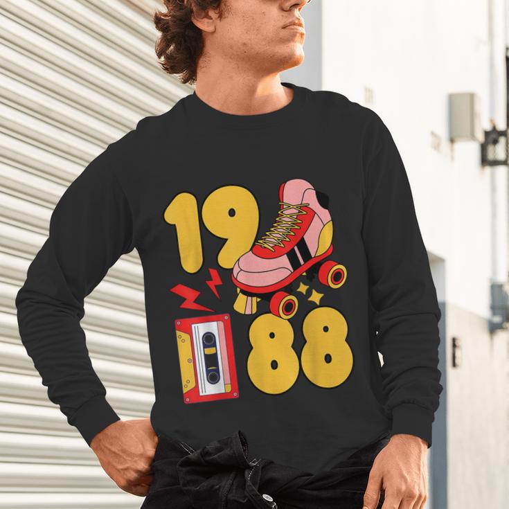 1988 Retro Raised On 80s Music Old School Nostalgia Punk Unisex Long Sleeve T-Shirt