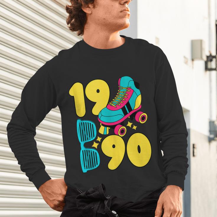 1990 Retro Raised In The 90s Old School Nostalgia Vibes Unisex Long Sleeve T-Shirt