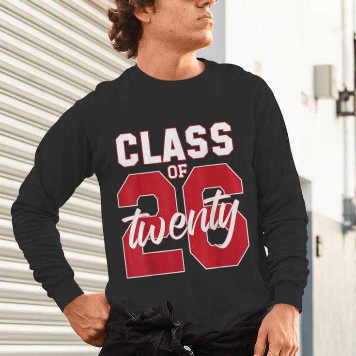 2 Sided Class Of 2026 Senior 2026 Graduation Unisex Long Sleeve T-Shirt