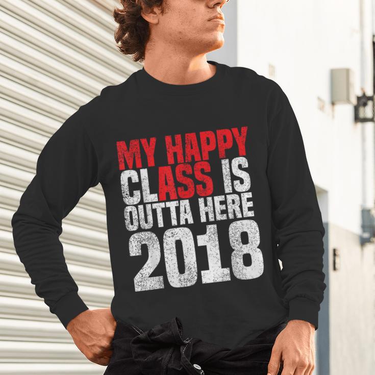 2018 Senior Graduation My Happy Class Shirt Unisex Long Sleeve T-Shirt