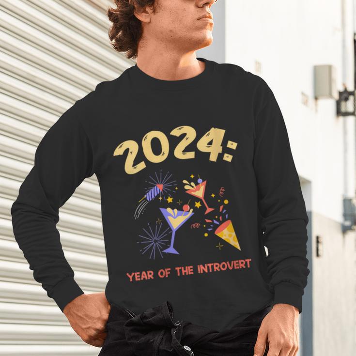 2024 Year Of The Introvert New Year Adventures Unisex Long Sleeve T-Shirt 2024 Year Of The Introvert New Year Adventures Unisex Long Sleeve T-Shirt