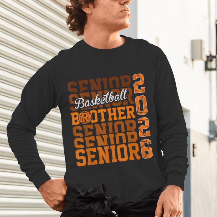2026 Basketball Senior Brother Graduation Matching Family Unisex Long Sleeve T-Shirt