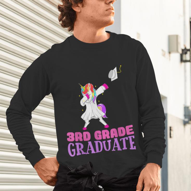 3rd Grade Graduation Unicorn End Of Year Third Unisex Long Sleeve T-Shirt