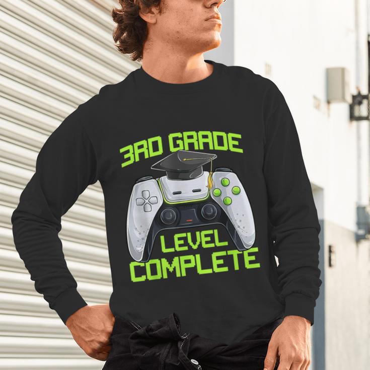 3rd Grade Level Complete Gamer Class Of 2026 Graduation Unisex Long Sleeve T-Shirt