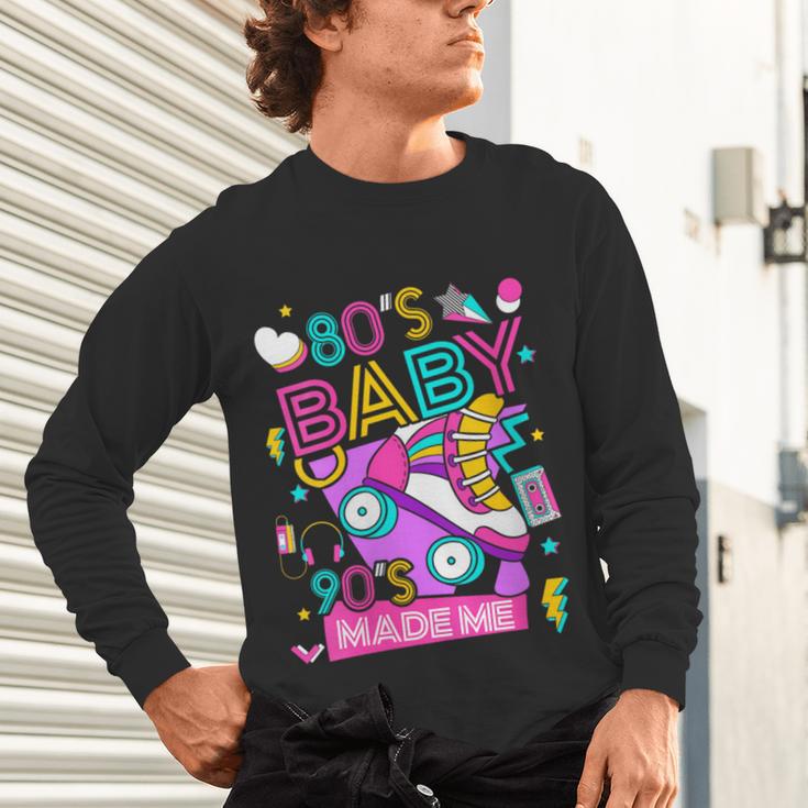 80's Baby 90's Made Me 1980s 1990s Nostalgia Retro Party Unisex Long Sleeve T-Shirt 80's Baby 90's Made Me 1980s 1990s Nostalgia Retro Party Unisex Long Sleeve T-Shirt