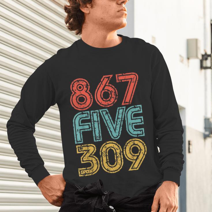 8675309 Retro Vintage 80's 90's Music Nostalgia Unisex Long Sleeve T-Shirt 8675309 Retro Vintage 80's 90's Music Nostalgia Unisex Long Sleeve T-Shirt