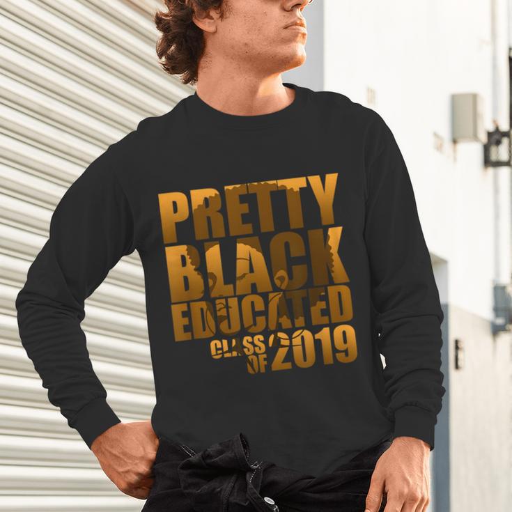 African American Girl Graduation Shirt Senior 2019 Unisex Long Sleeve T-Shirt