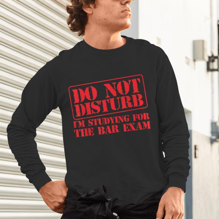 Bar Exam Law School Graduation Study T-Shirt Unisex Long Sleeve T-Shirt