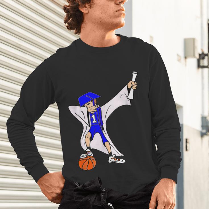 Basketball Dabbing Shirt Senior Graduation Him Her Unisex Long Sleeve T-Shirt