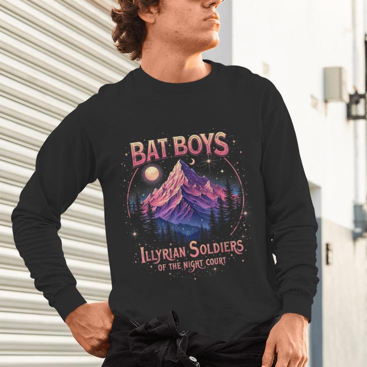 Bat Boys Night Court Mountain Nesta Bookworm ACOSF Bookish Unisex Long Sleeve T-Shirt