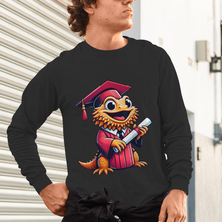 Bearded Dragon Graduation Kindergarten Elementary Girl Boy Unisex Long Sleeve T-Shirt