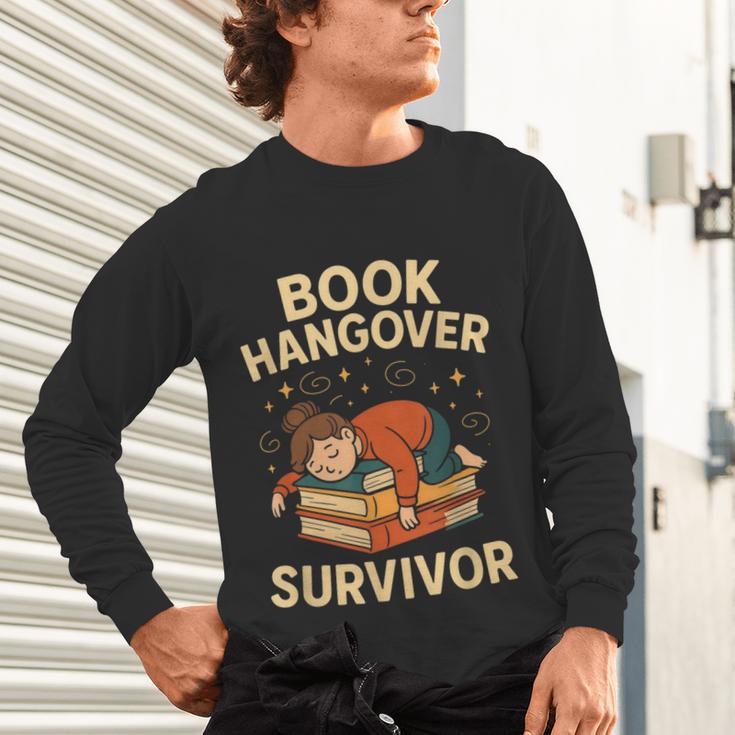 Book Hangover Survivor Reading Humor Librarian Bibliophiles Unisex Long Sleeve T-Shirt Book Hangover Survivor Reading Humor Librarian Bibliophiles Unisex Long Sleeve T-Shirt