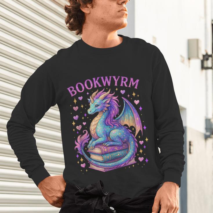 Bookwyrm Just a Girl Who Loves Dragons Books Dragon Reader Unisex Long Sleeve T-Shirt