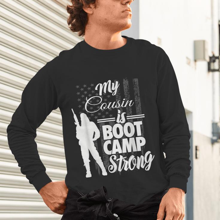 Boot Camp Graduation Military Cousin Support Tee Unisex Long Sleeve T-Shirt