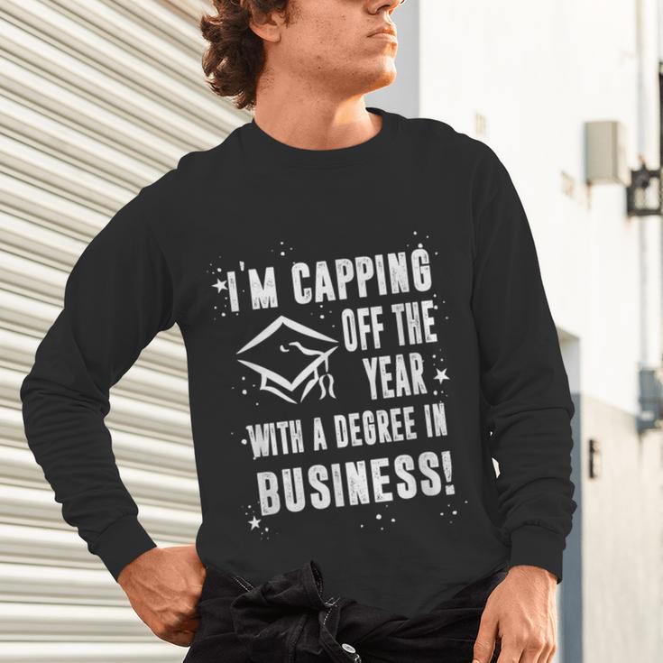 Business Graduate Shirt Graduation Tshirt Unisex Long Sleeve T-Shirt